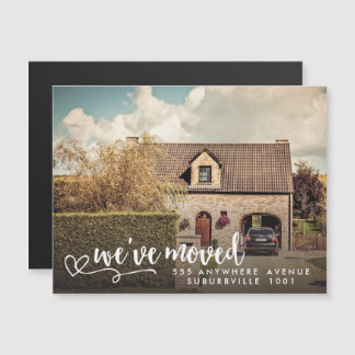 Nueva dirección Moving House Home Photo Magnet
