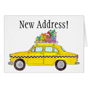 Nueva dirección: Navidades de taxi amarillo