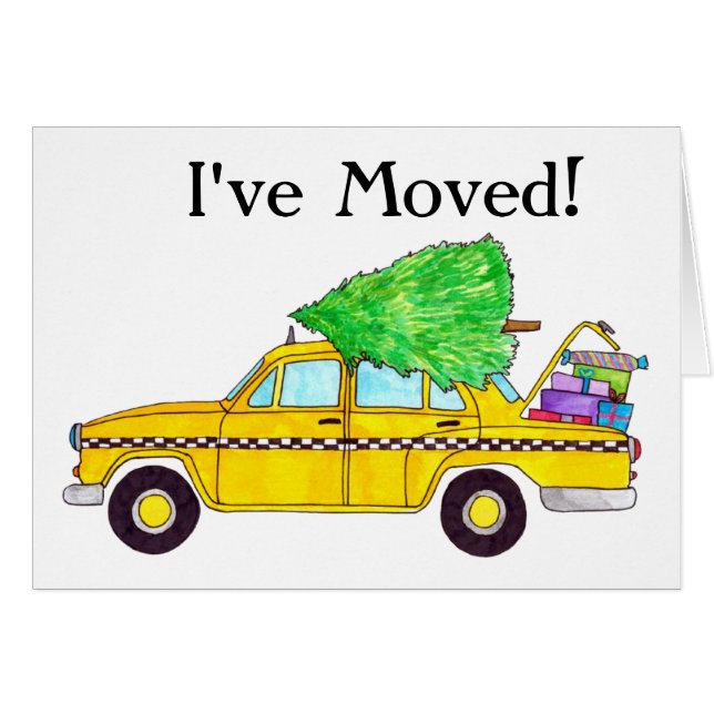 Nueva dirección: Navidades de taxi amarillo (Anverso (Horizontal))