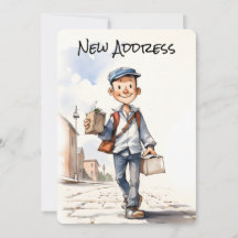 Nueva dirección Nueva Invitación de movimiento res