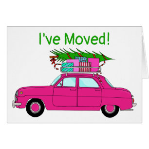 Nueva dirección Purple Car con regalos de Navidade