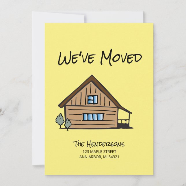 Nueva dirección que hemos movido la Invitación (Anverso)