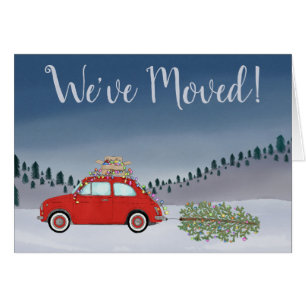 Nueva dirección Red Fiat 500 Árbol de Navidad acua
