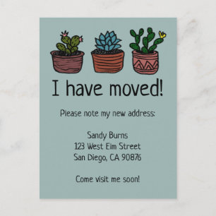 Nueva dirección residencial Invitación móvil Cute