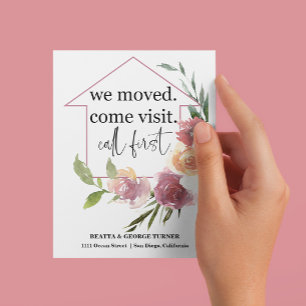 Nueva dirección residencial , tarjeta postal de In