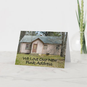 Nueva dirección rosa - Divertido cambio de tarjeta