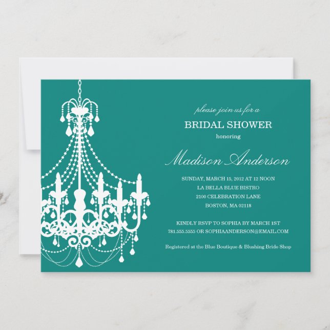 NUEVA ELEGANCIA| INVITACIÓN DE DUCHA BRIDAL (Anverso)