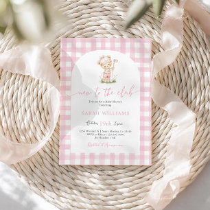 Nueva en el Club Invitación de Baby Shower para Ni