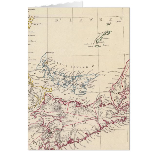 Nueva Escocia, NB, Baja Canadá (Frente)