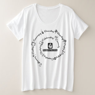 Nueva escuela de Blacksburg más diseño espiral
