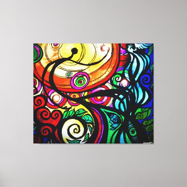 Nueva esperanza, impresión envuelta de 48" x 40" X (Anverso)