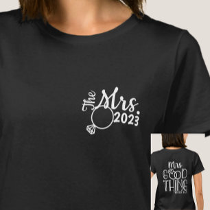 Nueva esposa cristiana Verse, camiseta de luna de 
