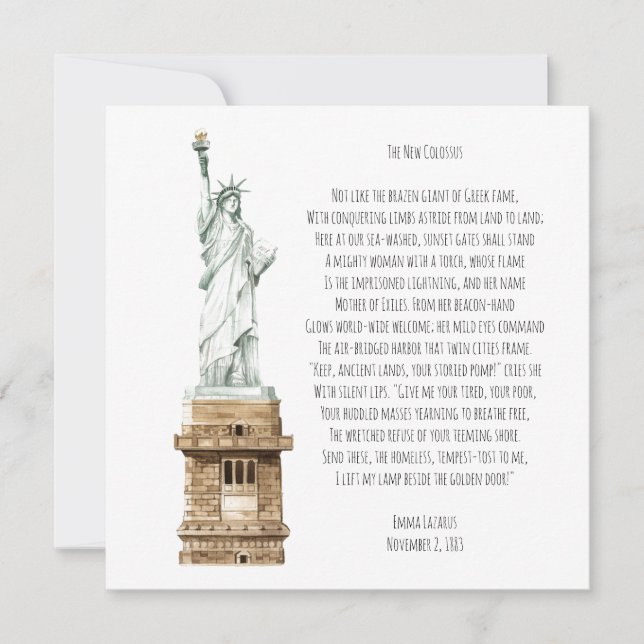 Nueva Estatua de la Libertad Colossus (Anverso)