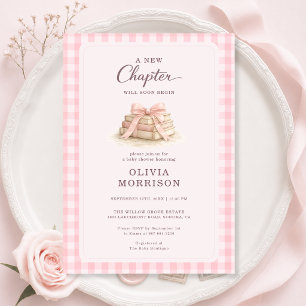 Nueva etapa comienza Invitación de baby shower de