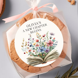 Nueva Etapa Comienza Libro Pegatina para Shower de