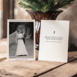 Nueva foto de boda de Navidad del Sr. y la Sra. po