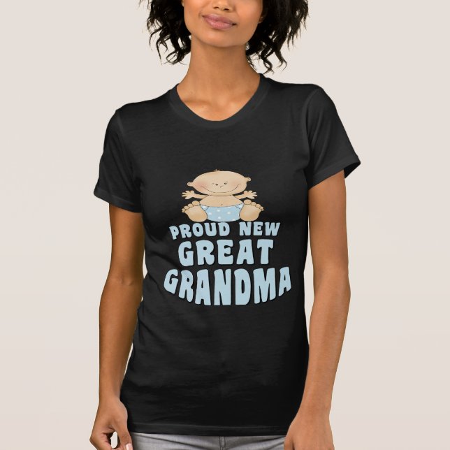 NUEVA gran camiseta ORGULLOSA de la abuela (Anverso)