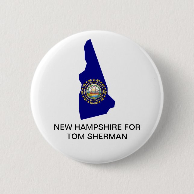 NUEVA HAMPSHIRE para el botón GOBERNADOR DE TOM SH (Anverso)