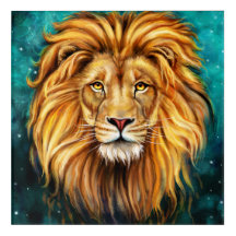 Nueva impresión acrílica de LION PODEROSA