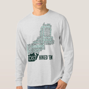 Nueva Inglaterra 67 caminó la camiseta larga de l