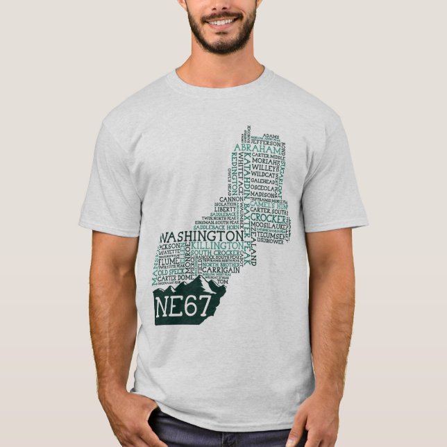 Nueva Inglaterra 67 camiseta (Anverso)