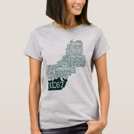 Nueva Inglaterra 67 camiseta femenina
