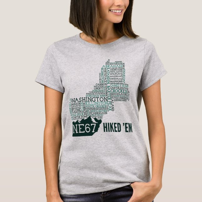Nueva Inglaterra 67 camiseta femenina ascendida (Anverso)