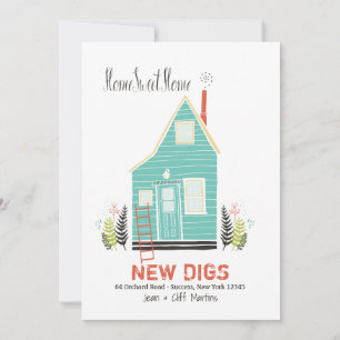 Nueva invitación casera dulce casera de la