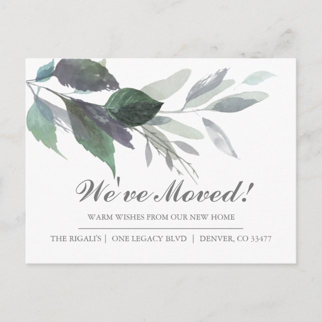 Nueva Invitación de cambio de dirección en movimie (Anverso)