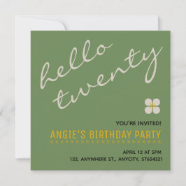 Nueva Invitación de Cumpleaños | Tarjeta Personali