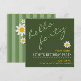 Nueva Invitación de Cumpleaños | Tarjeta Personali