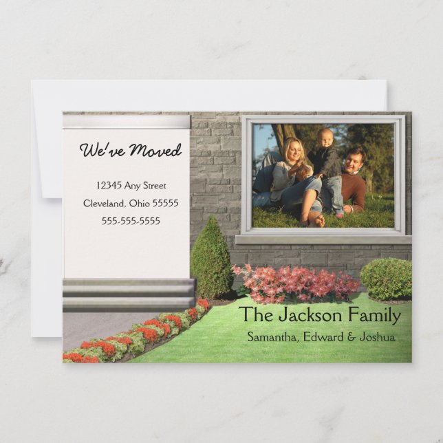 Nueva Invitación de desplazamiento de casa (Anverso)