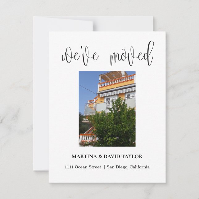 Nueva Invitación de desplazamiento de fotos de dir (Anverso)
