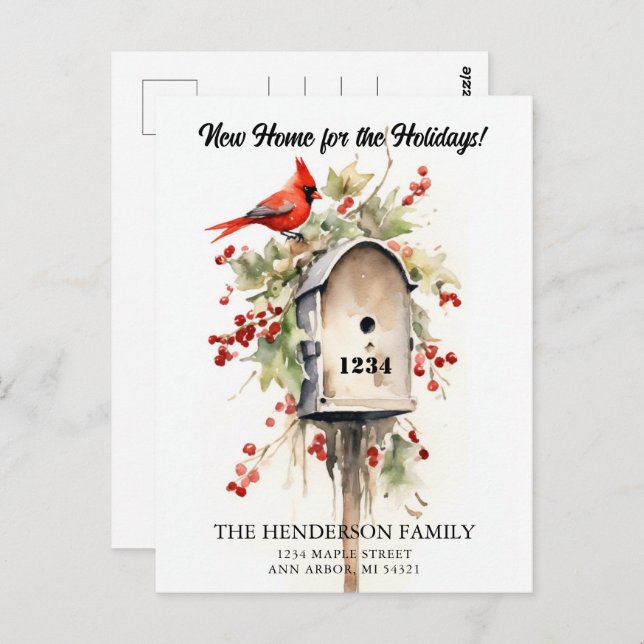 Nueva Invitación de desplazamiento de vacaciones e (Anverso / Reverso)