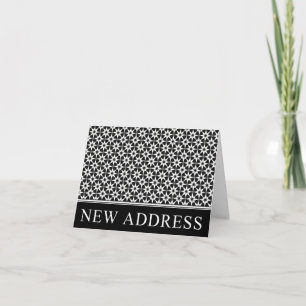 nueva invitación de dirección : elegante negocio