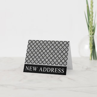 nueva invitación de dirección : elegante negocio