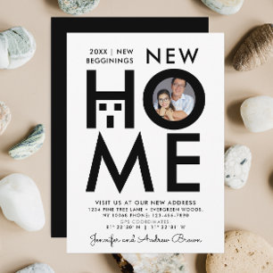 Nueva Invitación De Fotografía Doméstica Simple En