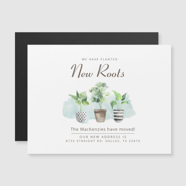 Nueva Invitación de movimiento de actualización de (Anverso/Reverso)