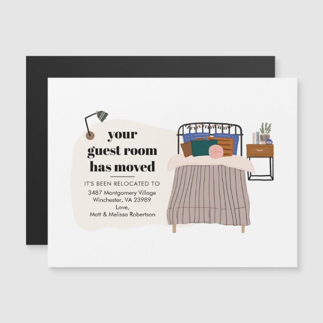 Nueva Invitación de movimiento de notificación de  (Anverso/Reverso)