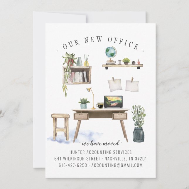 Nueva Invitación de movimiento de Office (Anverso)