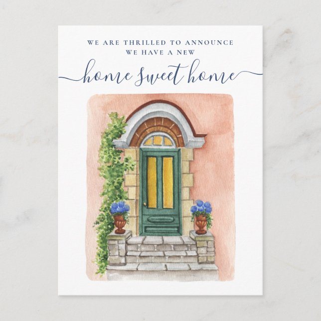 Nueva Invitación de movimiento de puerta delantera (Anverso)