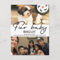 Nueva Invitación de Perro para Bebé