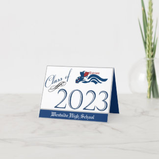 nueva Invitación doblada de la secundaria Hanna We