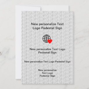 Nueva invitación plana personaliza la tuya