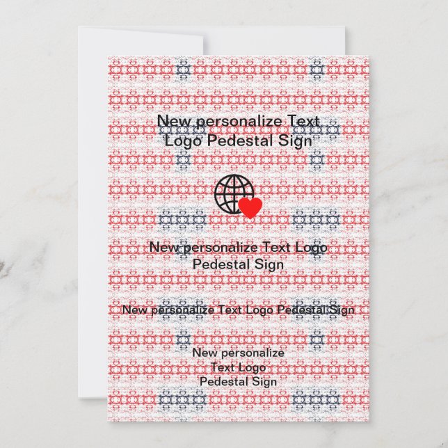 Nueva invitación plana personaliza la tuya (Anverso)