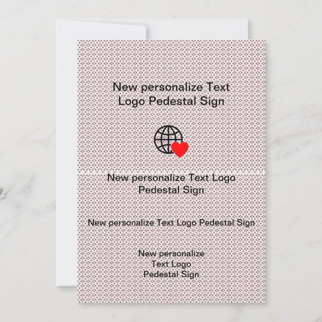 Nueva invitación plana personaliza la tuya (Anverso)