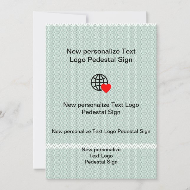 Nueva invitación plana personaliza la tuya (Anverso)