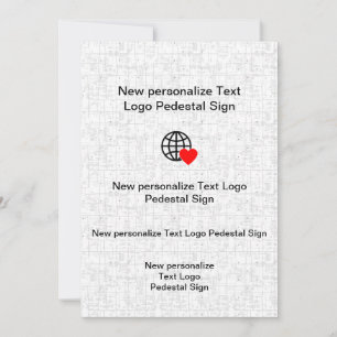 Nueva invitación plana personaliza la tuya