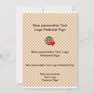 Nueva invitación plana personaliza la tuya