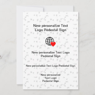 Nueva invitación plana personaliza la tuya